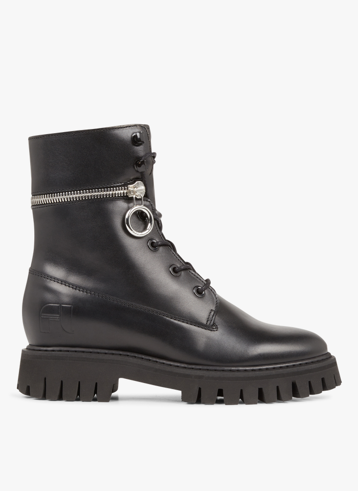 FREE LANCE Boots en cuir | Noir