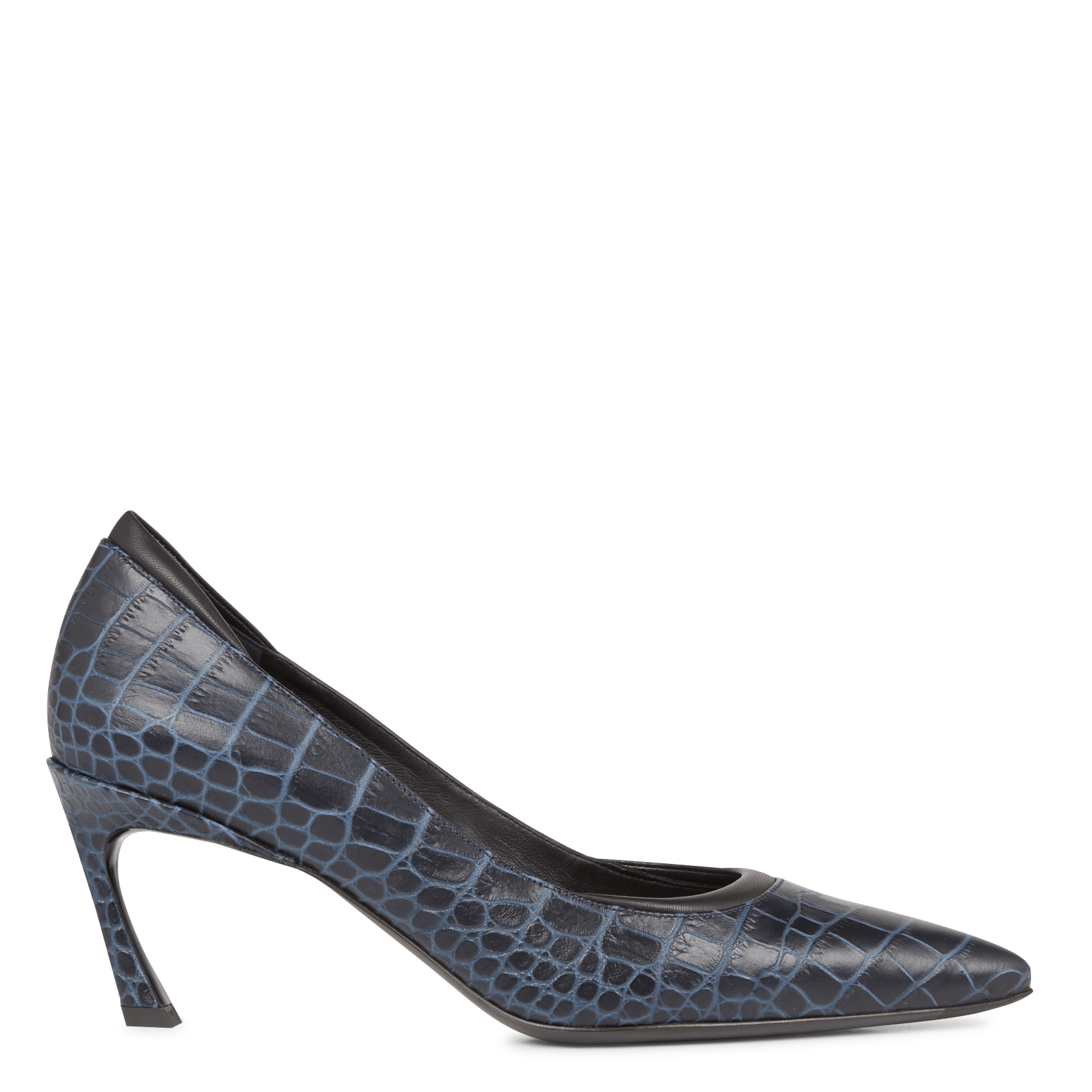 Escarpins FREE LANCE Gris Cuir - Pointure 39.5 EU (8.5 US), Talon 10.5 Cm, Occasion Très Bon état