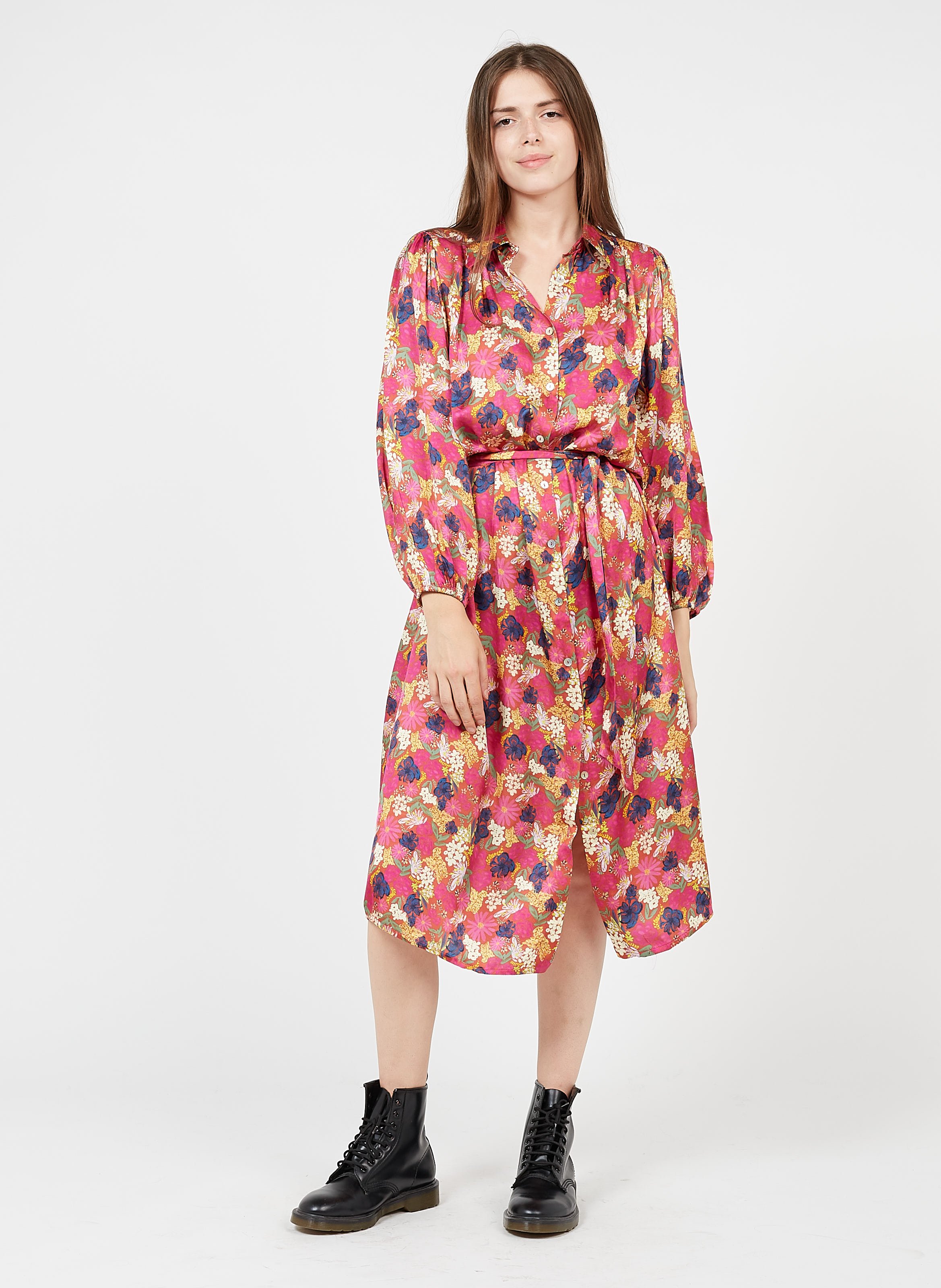 rose printemps robe