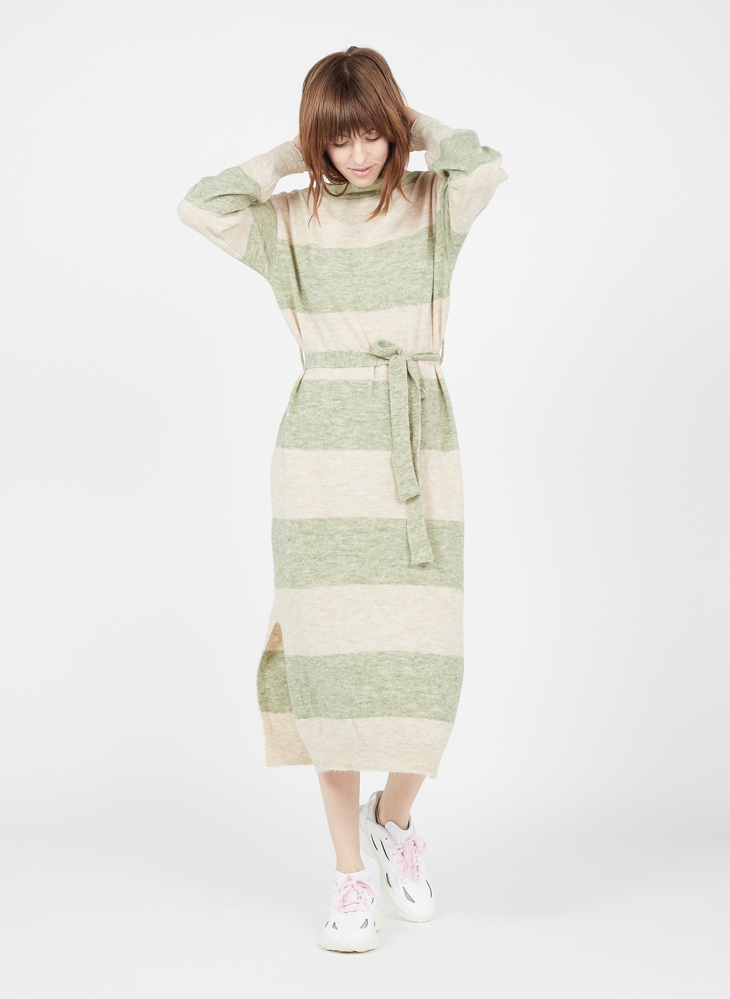 robe verte coton