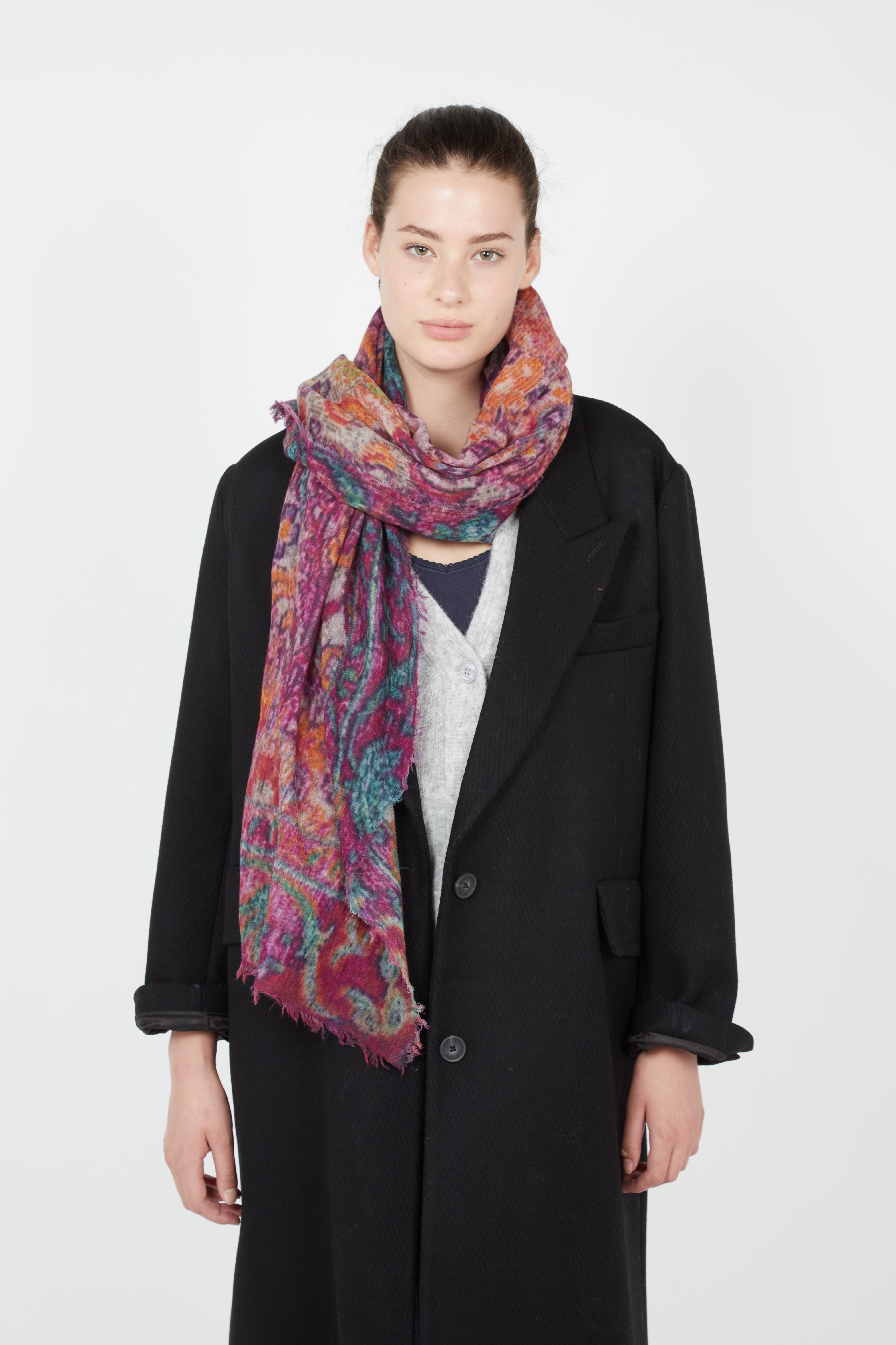 Écharpe En Laine Gérard Darel Bleue - Occasion - Bon état - Accessoire Chaleureux Et élégant