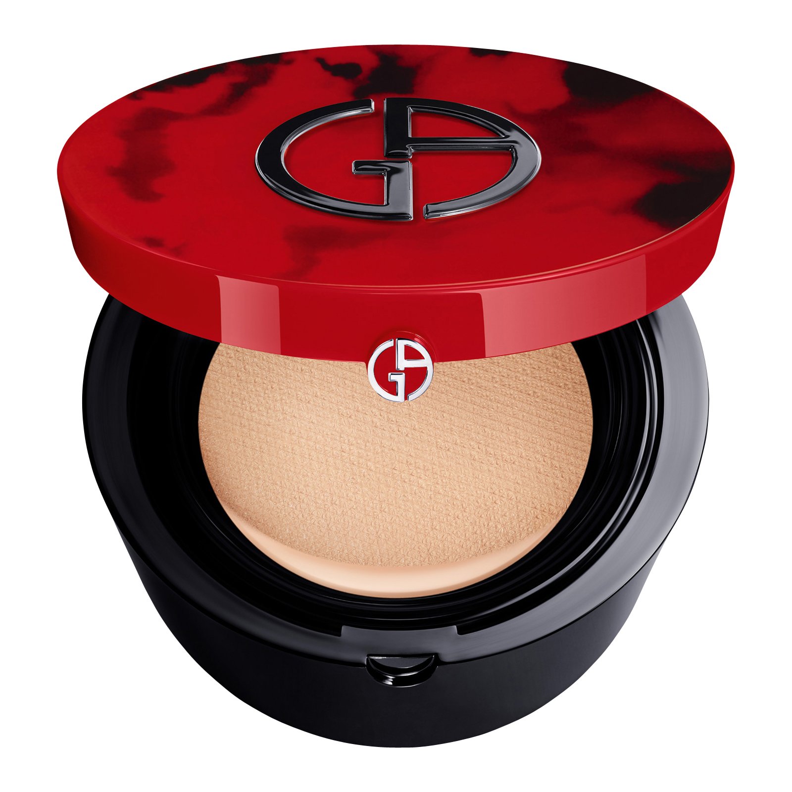 Cushion To Go Couture Red Cushion Case Rouge Malachite Armani Printemps Beaute Place des Tendances Belgique