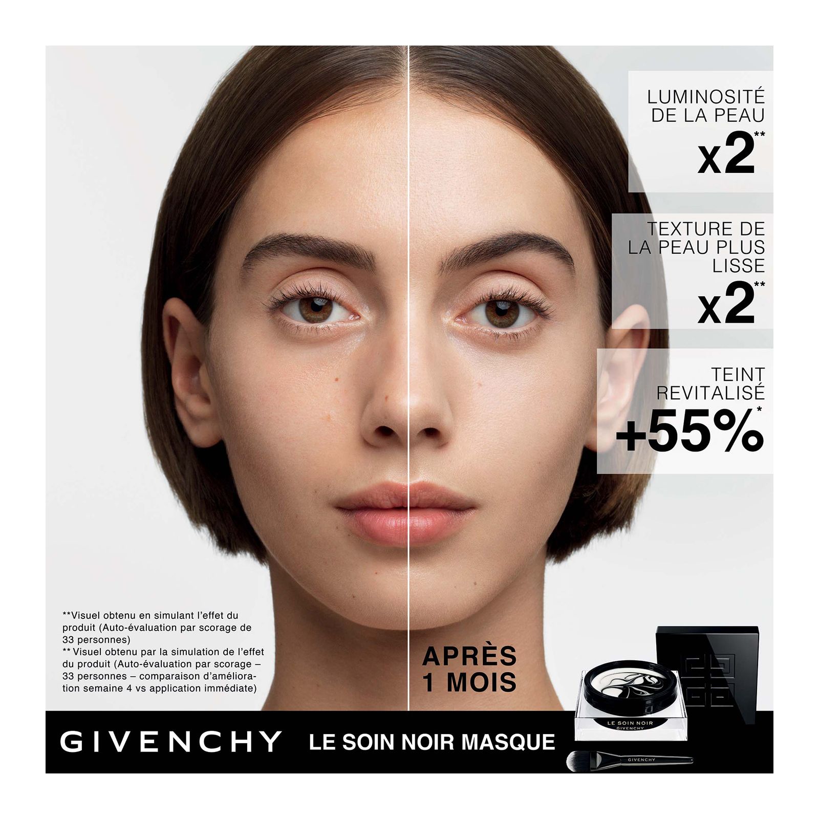 Le Soin Noir Masque Noir Blanc Givenchy Printemps Beaut