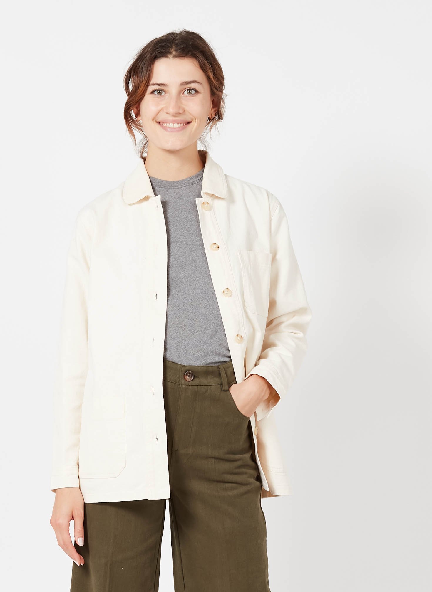 Exclusivités | Chemise Courte En Velours Côtelé Fauve Bronzer | Collusion  Femme · Selaledunyasi