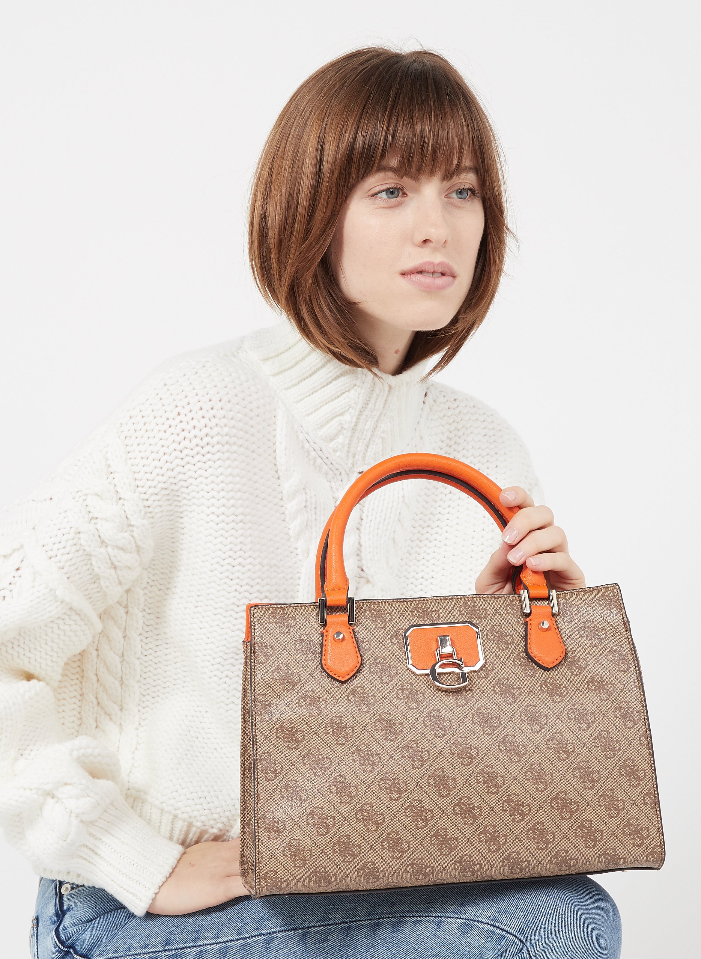 sac guess monogramme