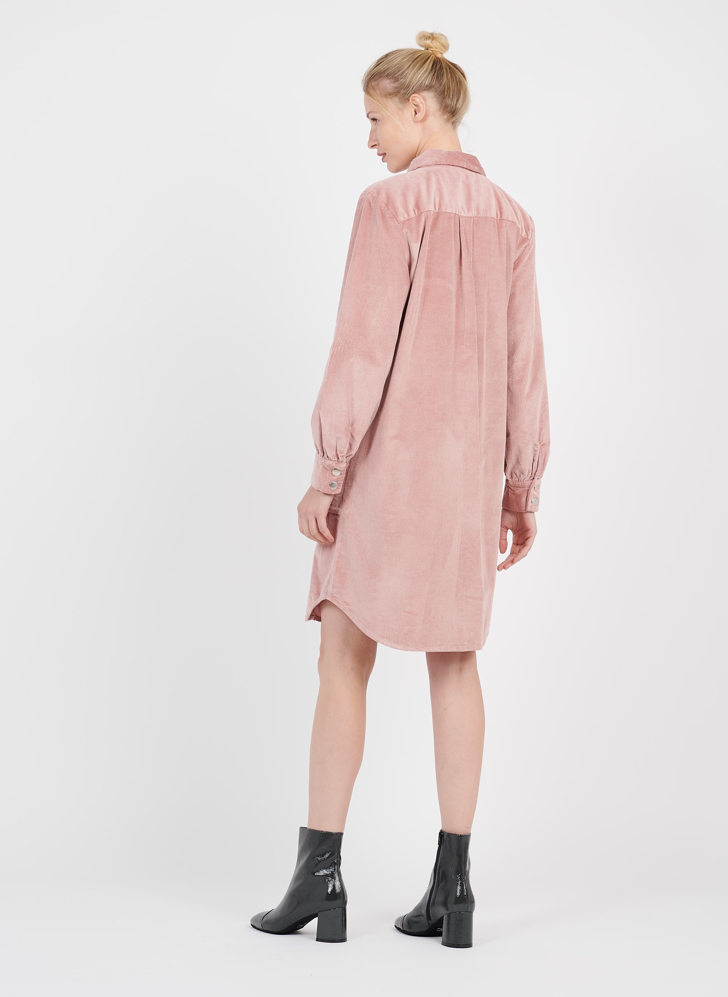 robe rose velour