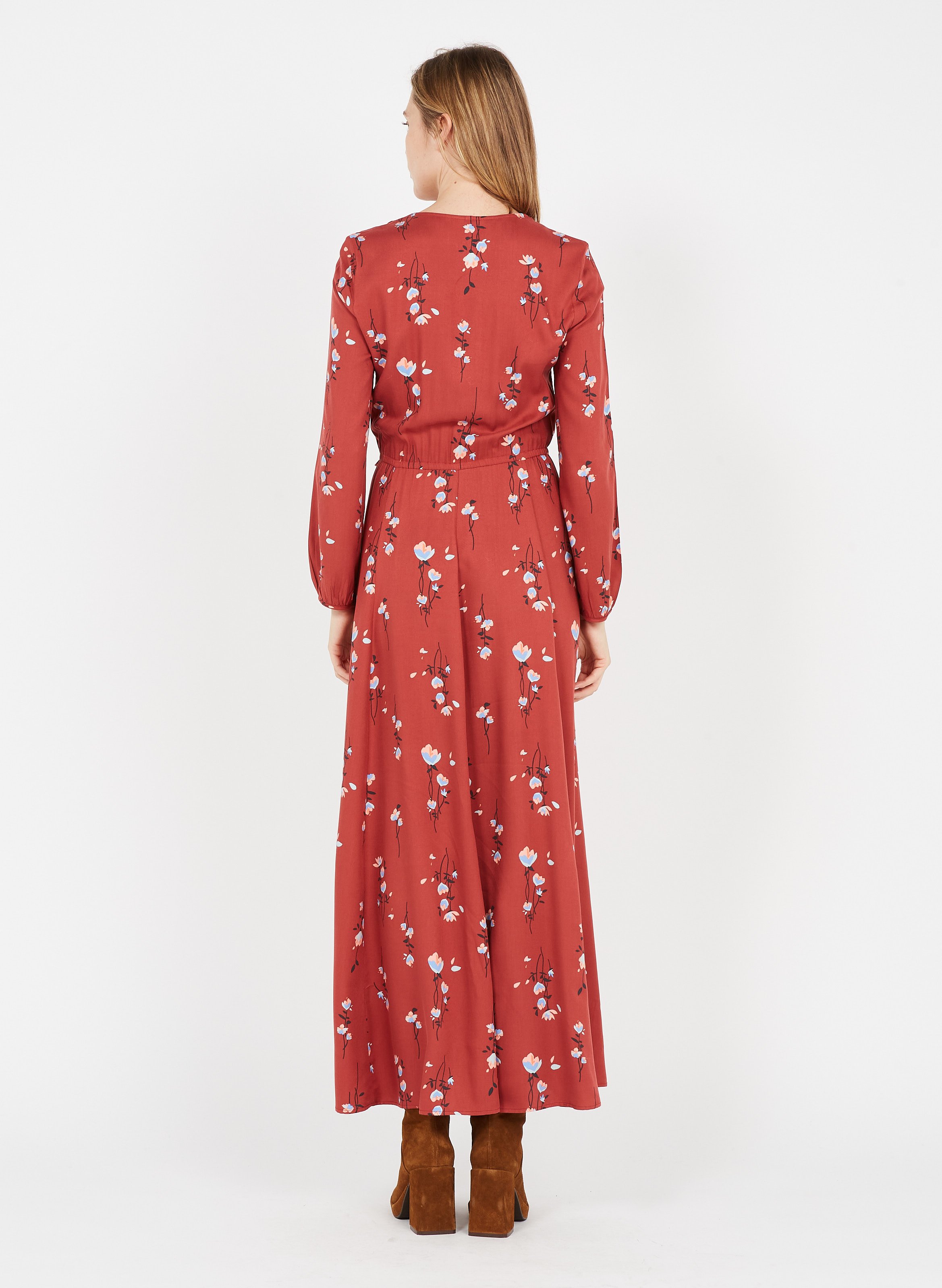 robe col cache coeur