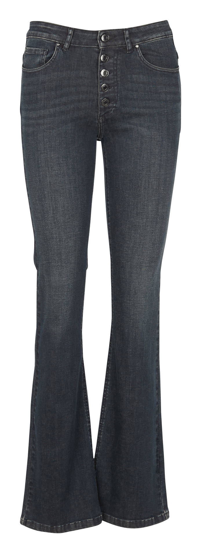 jean flare brut taille haute