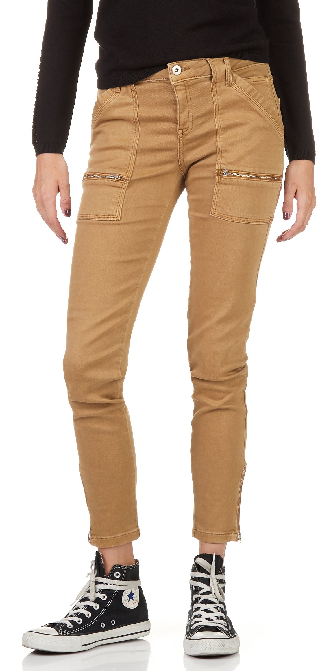 jean skinny beige femme