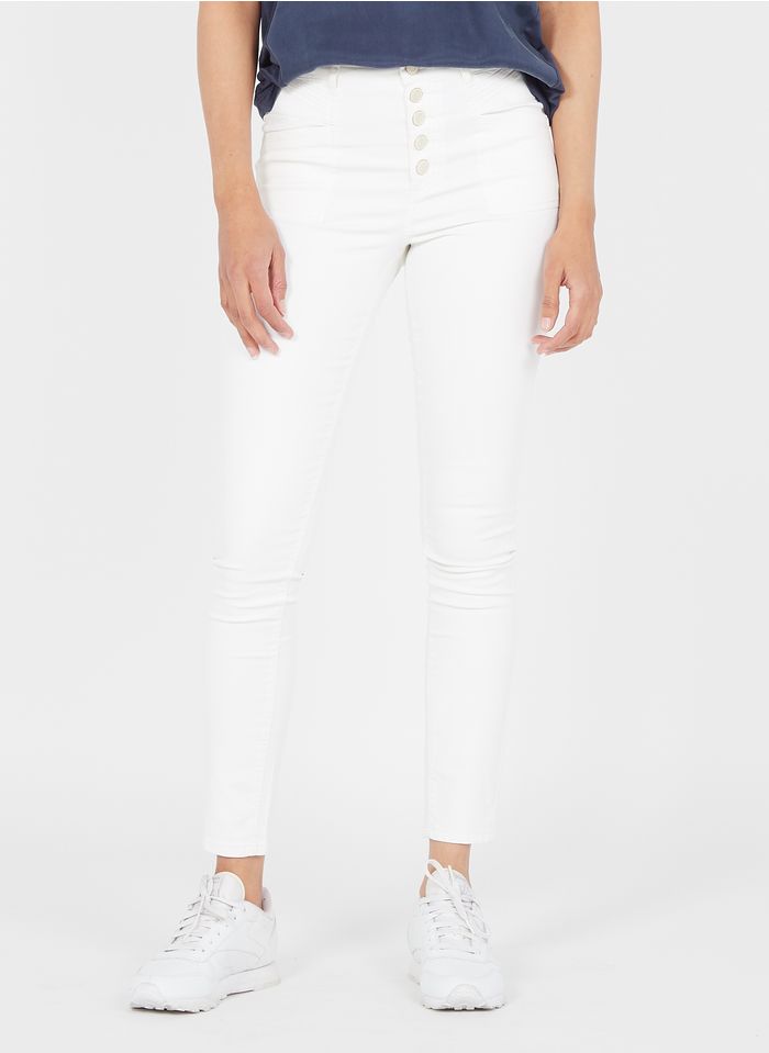 IKKS Pantalon slim | Blanc