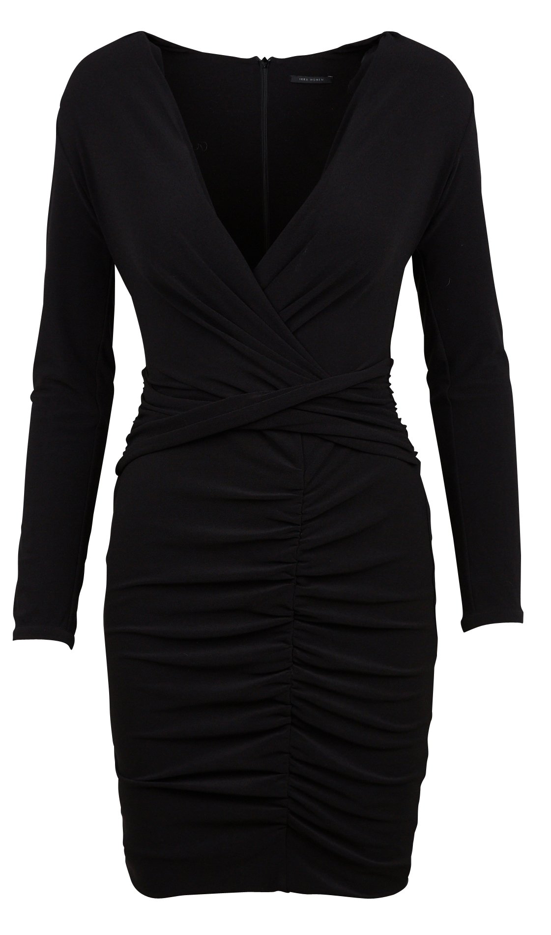 Zara Robe Drapée Noire Robe Courte Drapée Zara