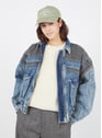 IRO BLACK/BLUE DENIM Bleu