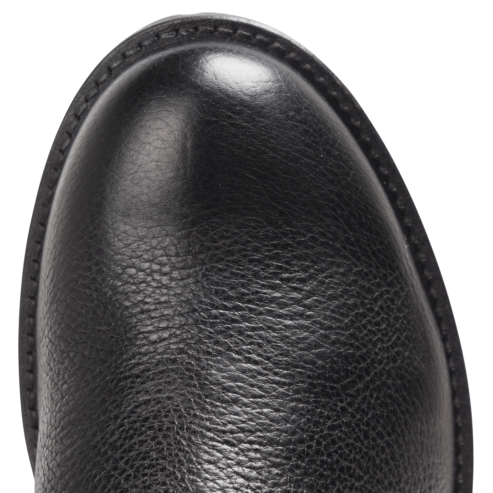 Bottes En Cuir Grainé Noir Jonak - Femme | Place des Tendances