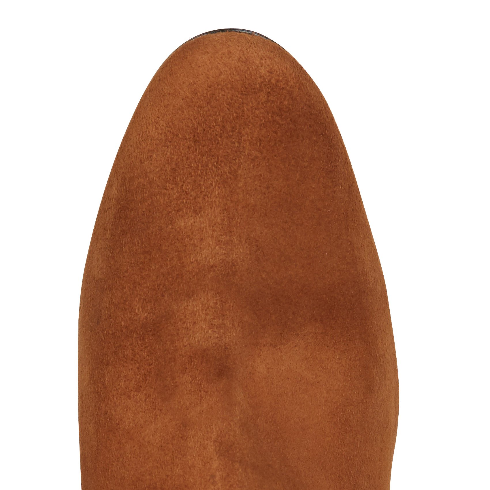 bottes velours marron