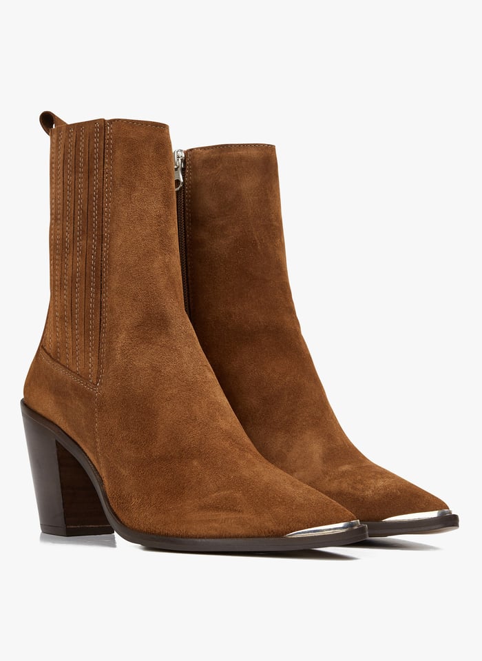Bottines top marron jonak