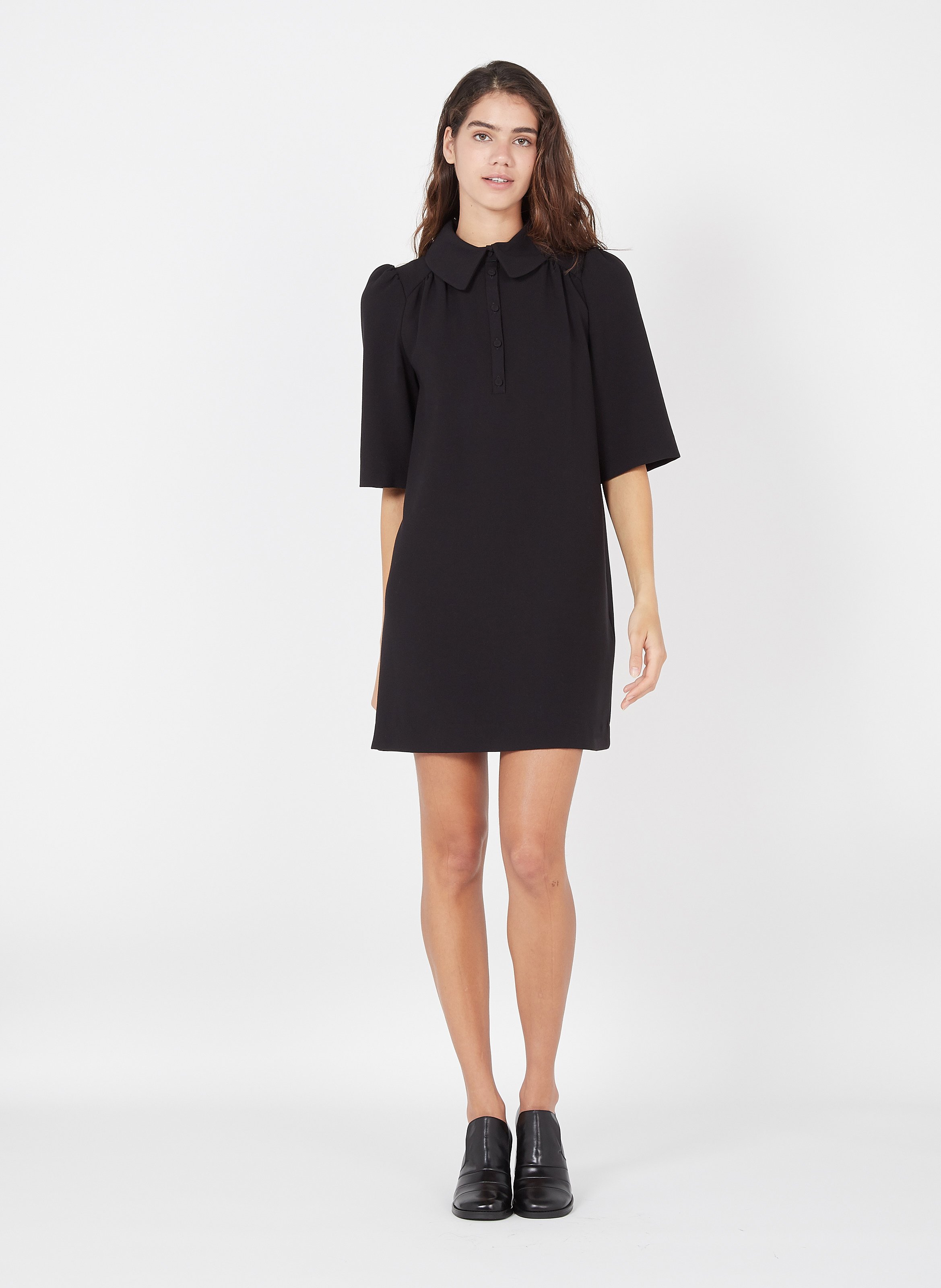 zara robe col claudine