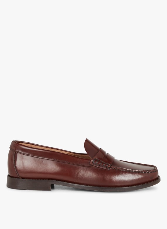 Mocassin cuir marron femme on sale