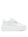 KARL LAGERFELD White Lthr Mono Blanc