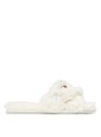 KARL LAGERFELD White Synth Fur Blanc