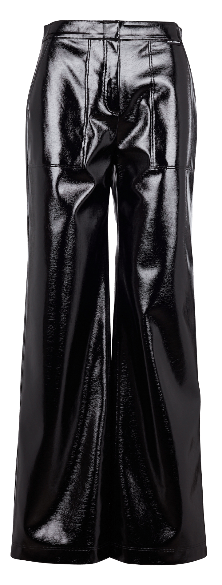 Pantalon Skinny Femme Karl Lagerfeld Paris - Taille 14, Noir, Taille Haute, Poches Zippées