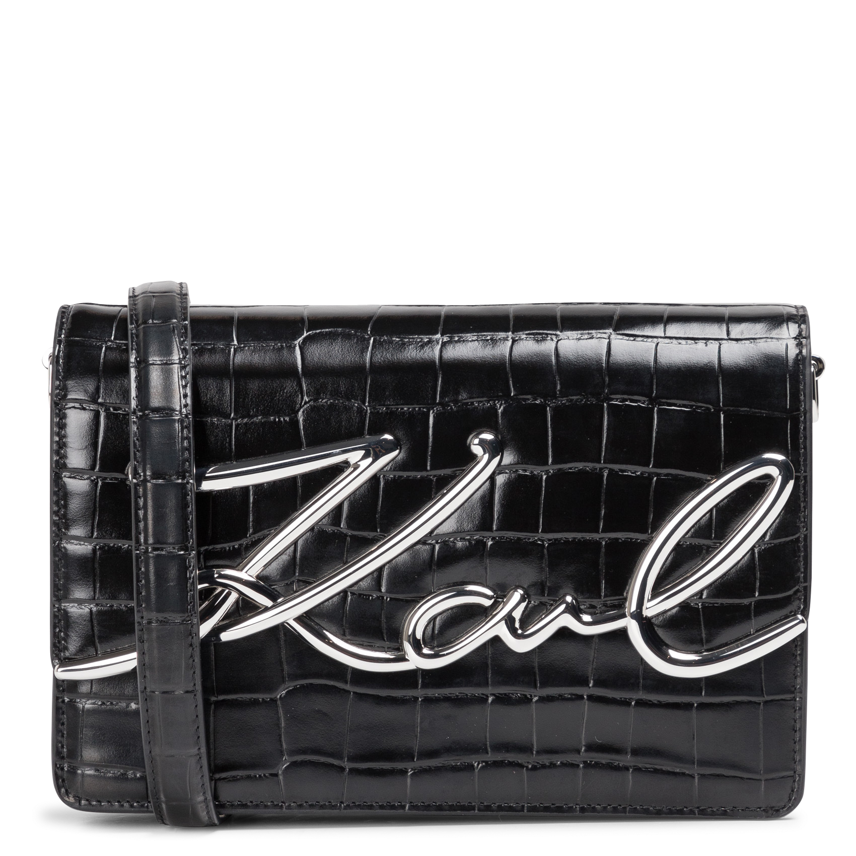Femme Sacs Pochettes et sacs de soirée Pochette K/Autograph en cuir Cuir Karl Lagerfeld en coloris Noir 