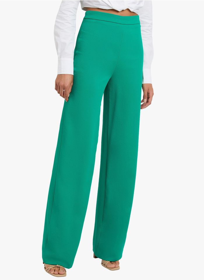 KOOKAI Pantalon droit taille haute | Vert