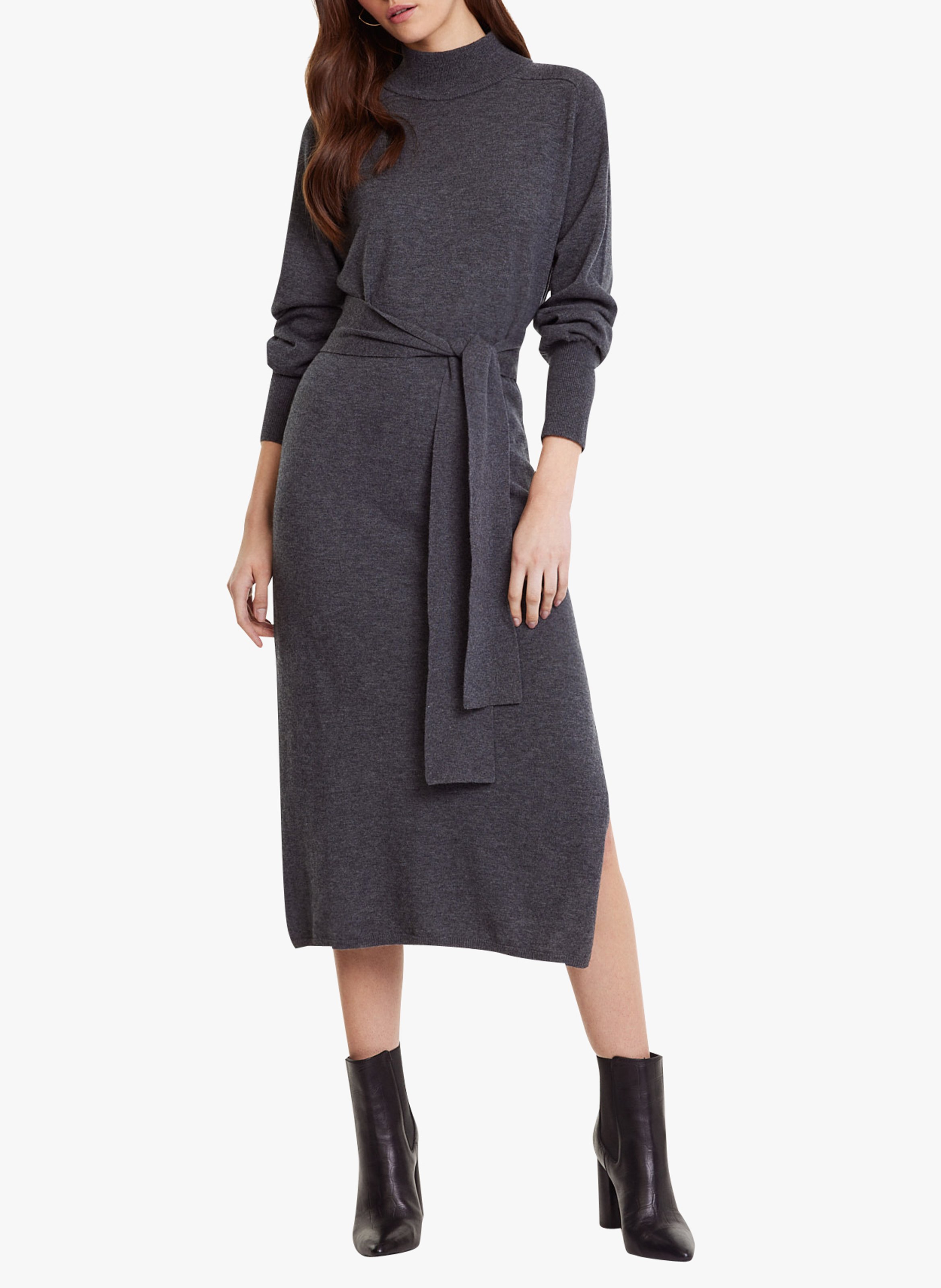 robe pull gris anthracite