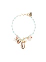 L'ATELIER DES DAMES Dore bleu rose vert nacre Bleu
