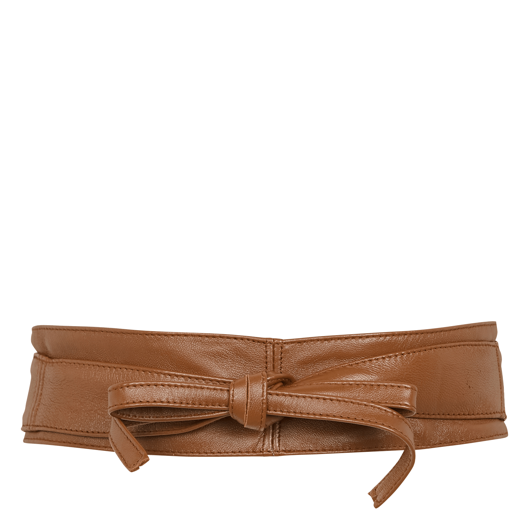 Ceinture En Cuir La Fée Maraboutée - Marron à Clous, Taille 85/90, Neuve Sans Étiquette