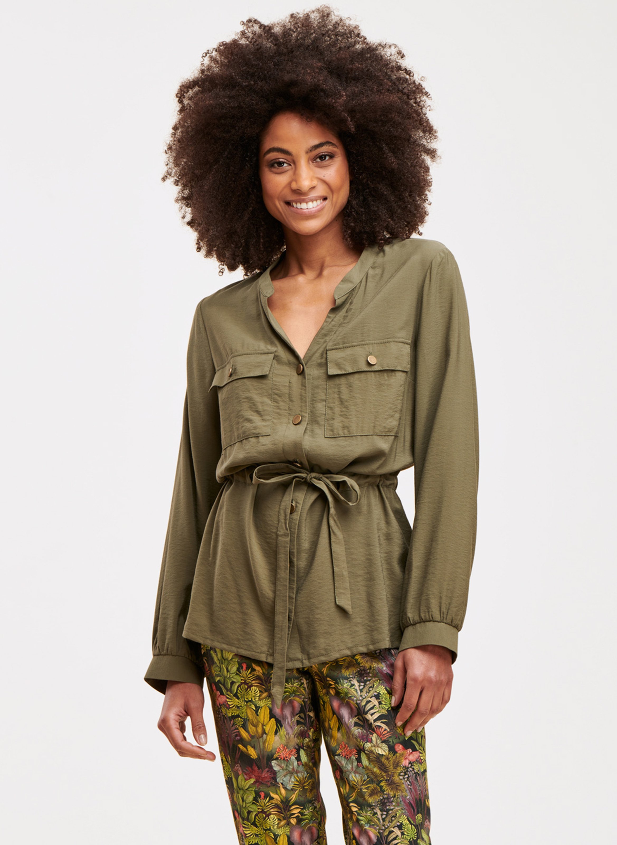 Chemise Longue Bleue La Fée Maraboutée - Taille 3, Style Top été - Occasion Très Bon état