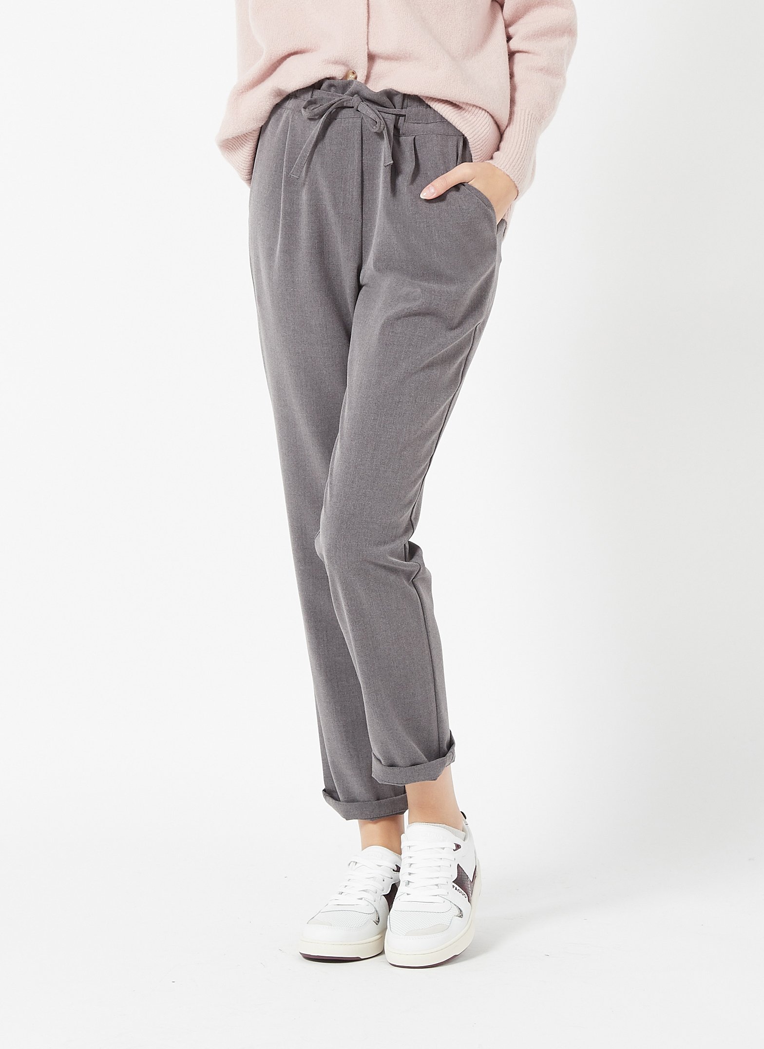 pantalon droit fluide