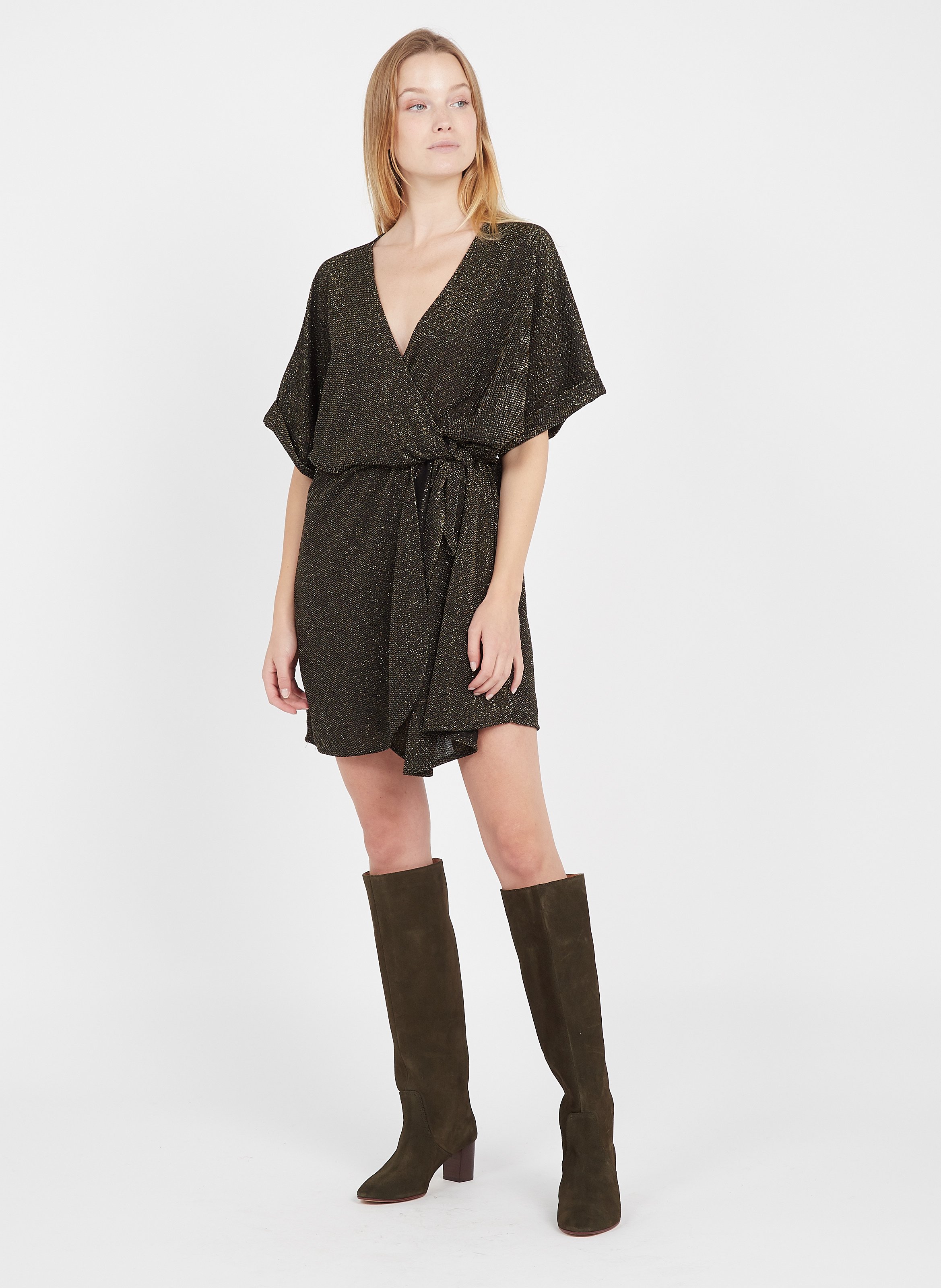 robe courte cache coeur