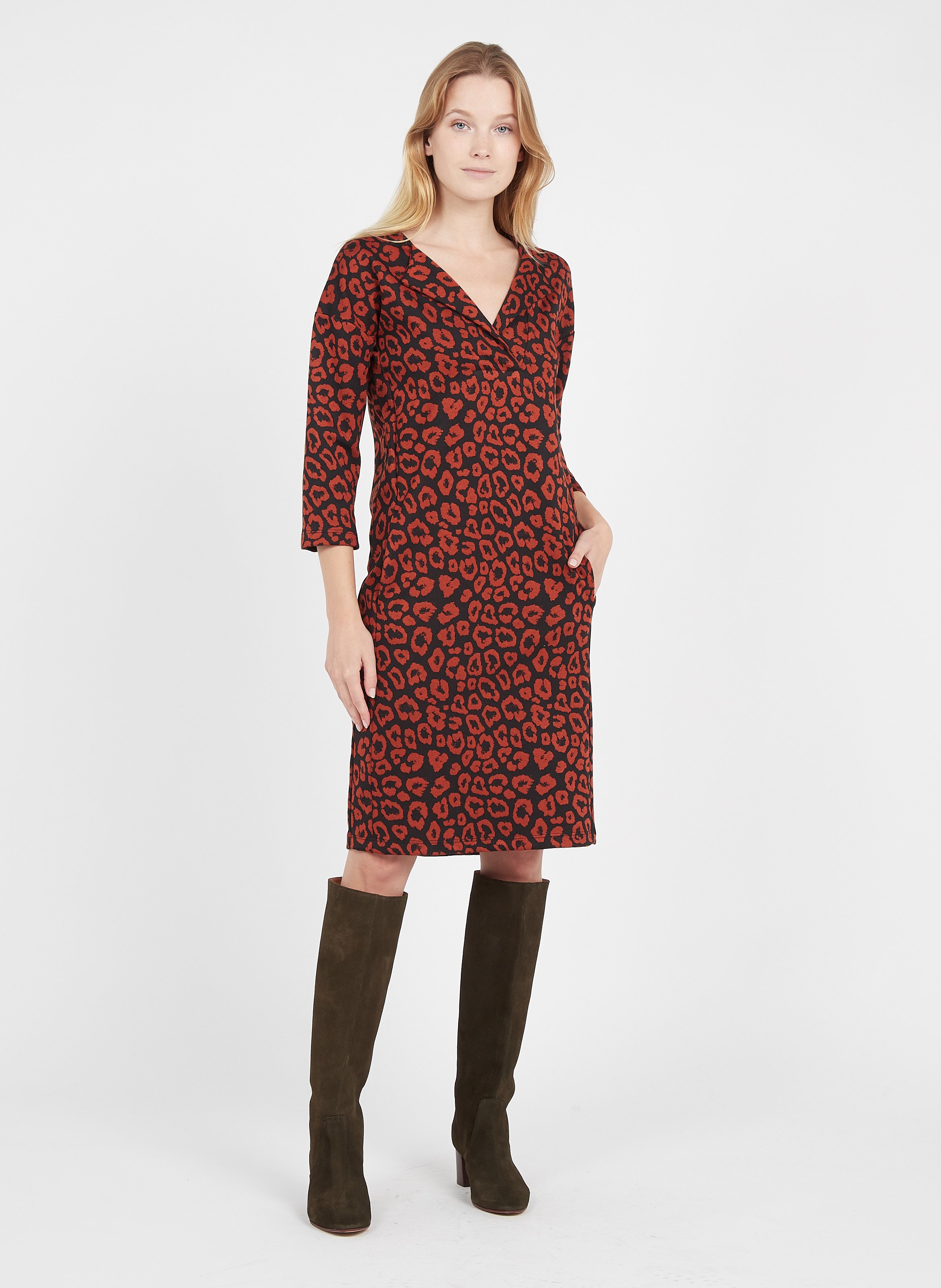 robe leopard la fee maraboutee