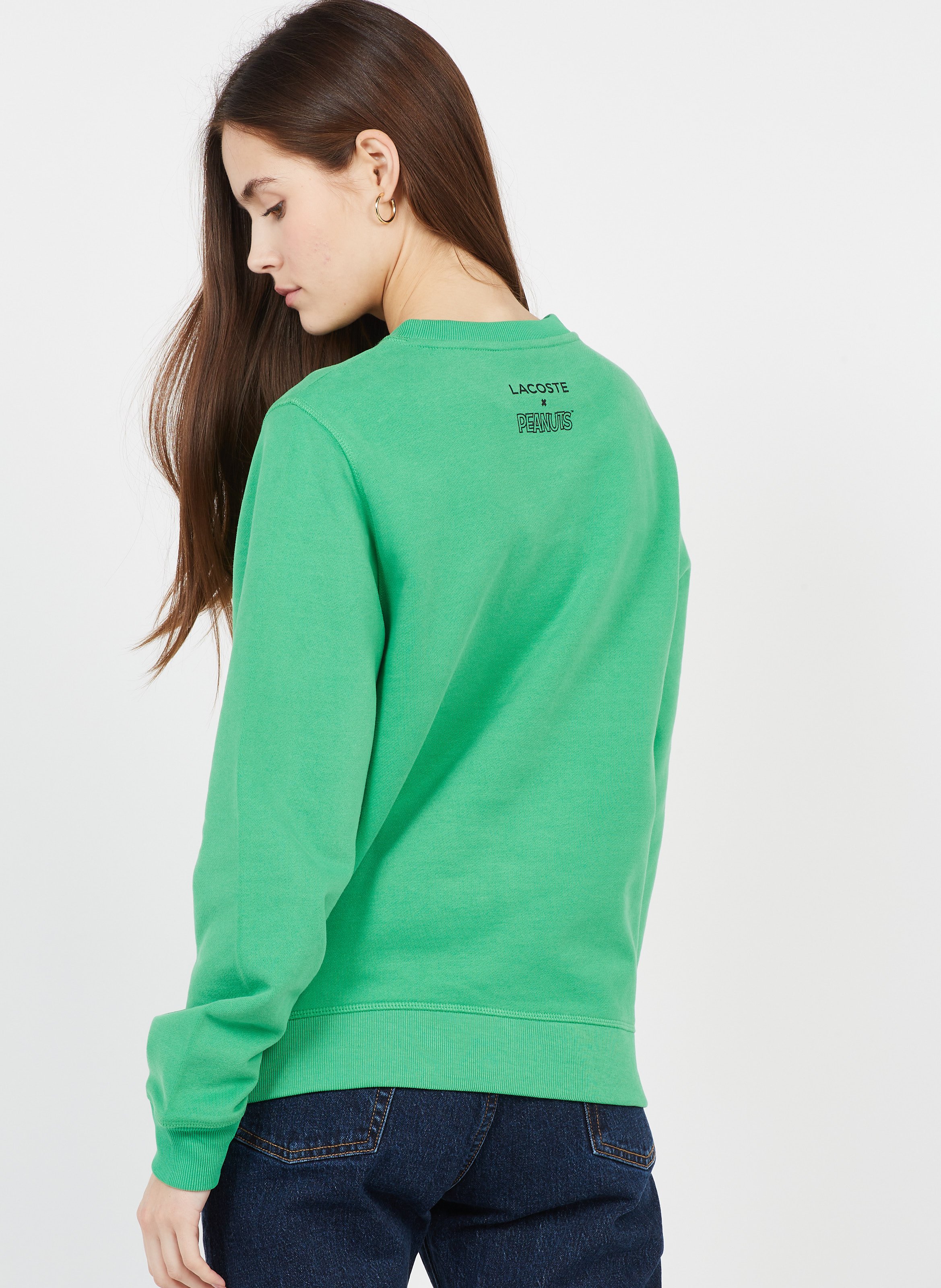 sweat lacoste vert