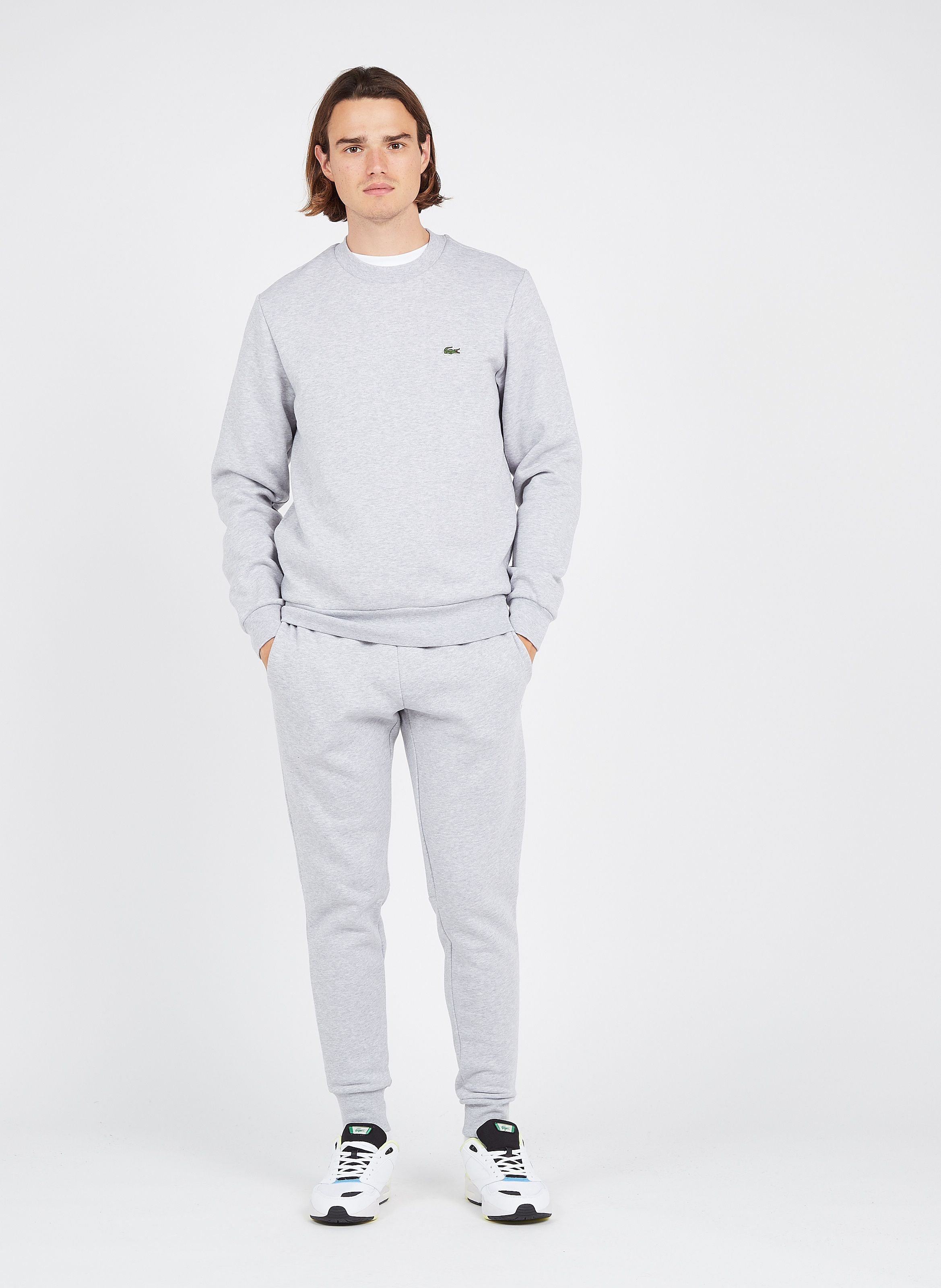 Ensemble lacoste homme gris new arrivals