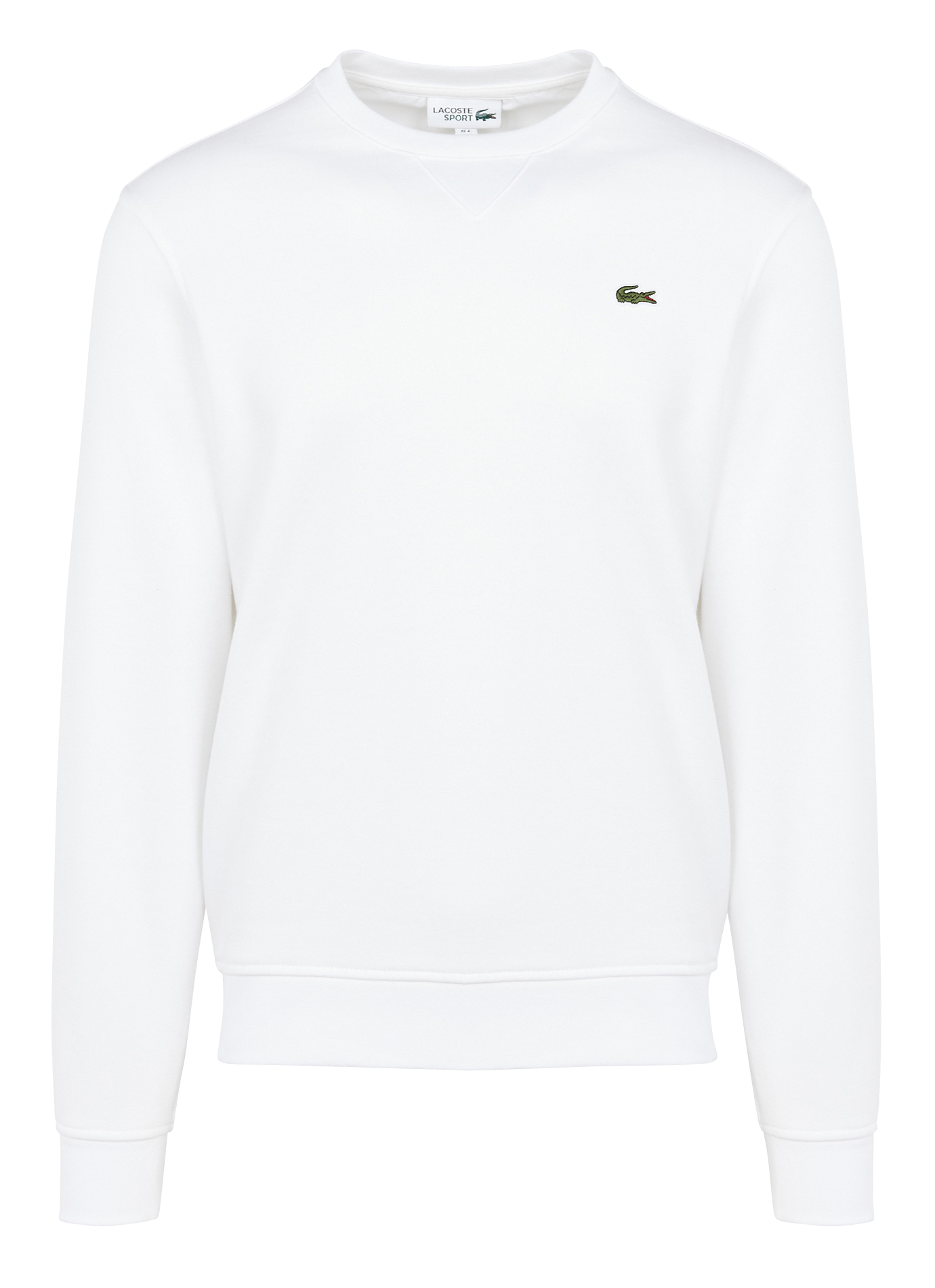 sweat blanc lacoste