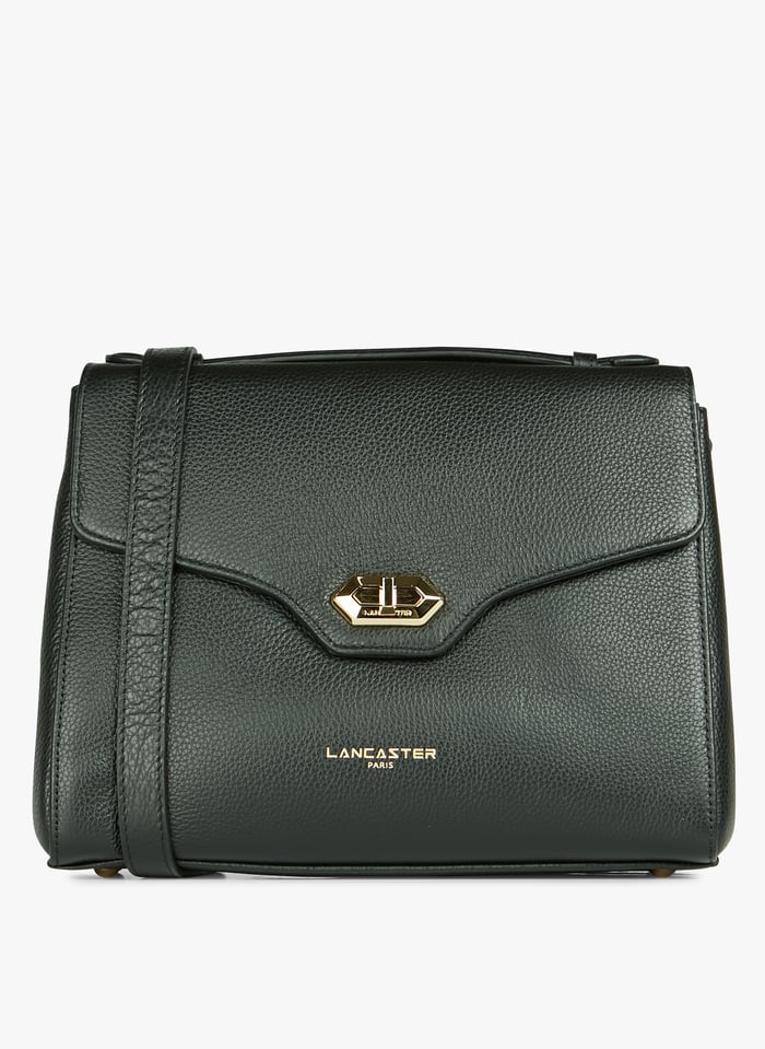 Sac Bandouli re Cartable En Cuir Foulonne Milano Noir Lancaster