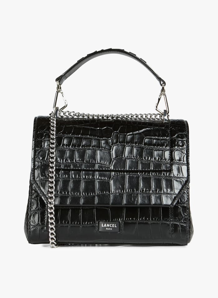 Sac lancel vernis sales noir