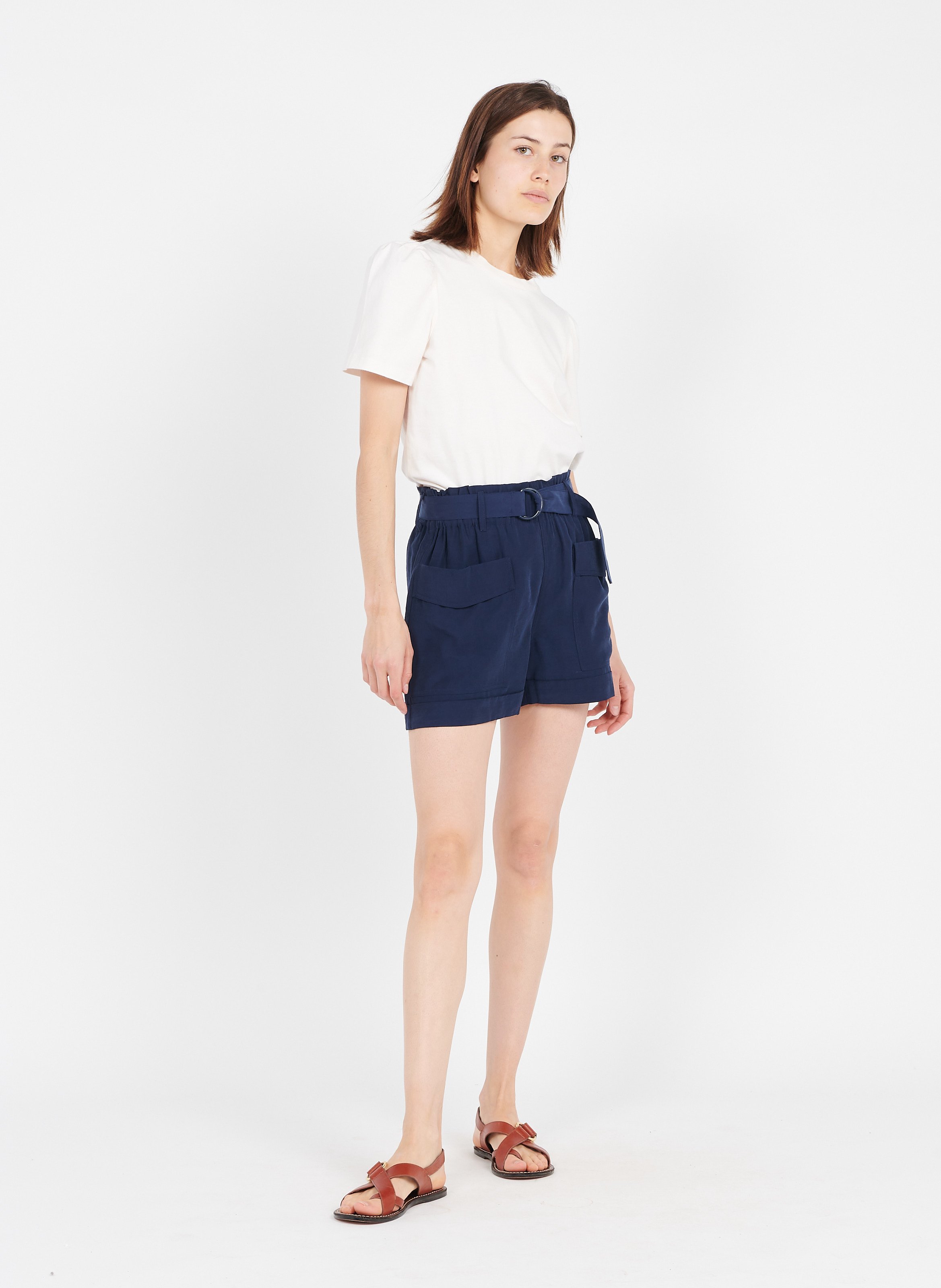 Le Temps des Cerises Short In Leopard Print
