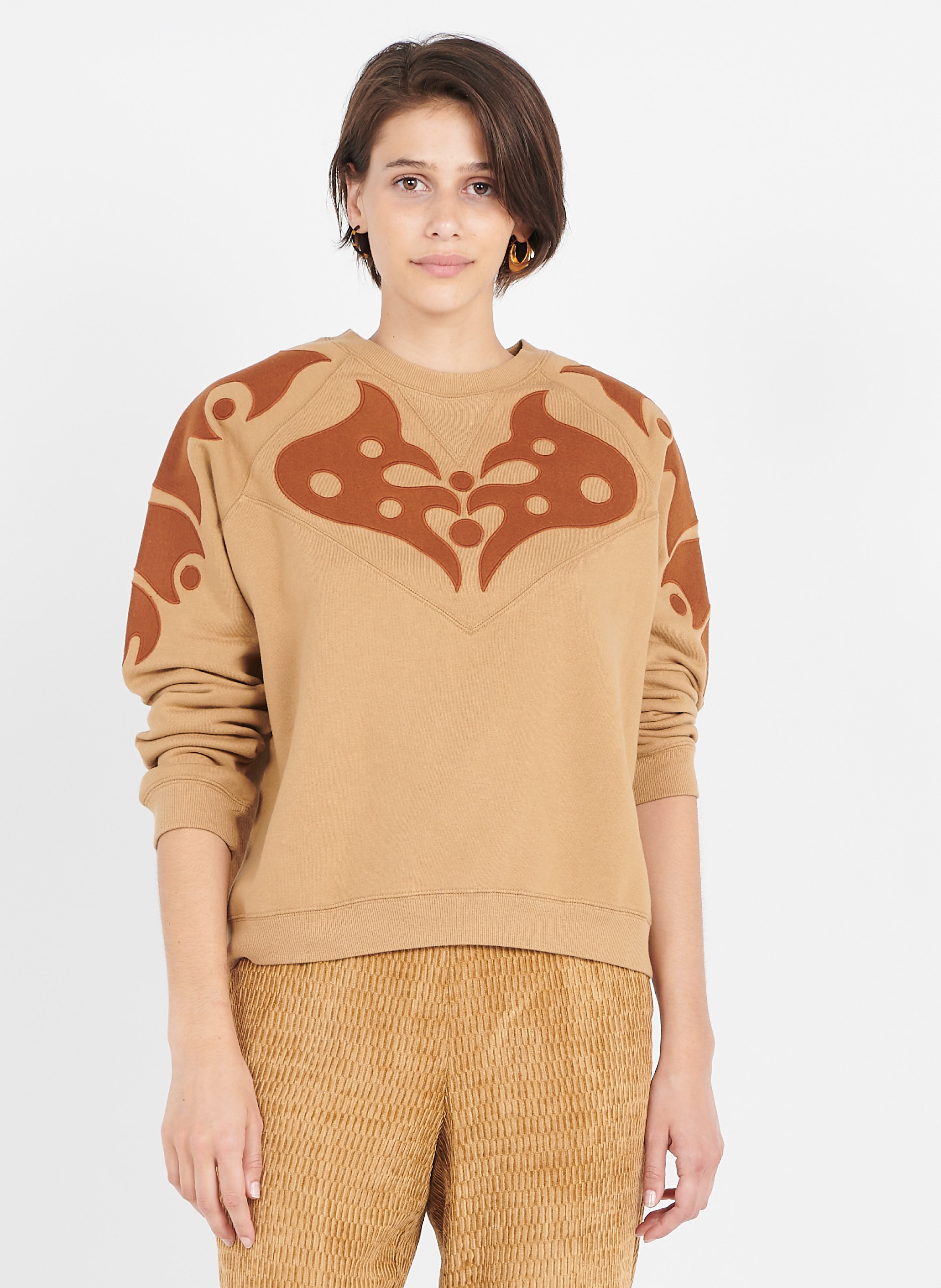 Pull Fille Marks And Spencer Ivoire Coton Taille 13-14 Ans Manches Longues