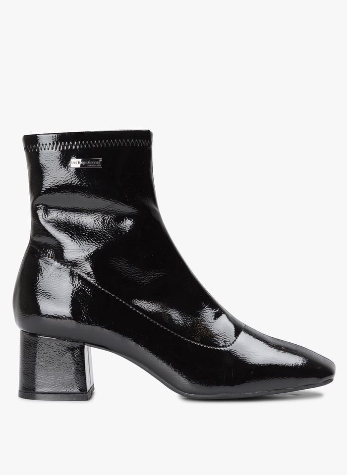 Bottines talon vernies Noir