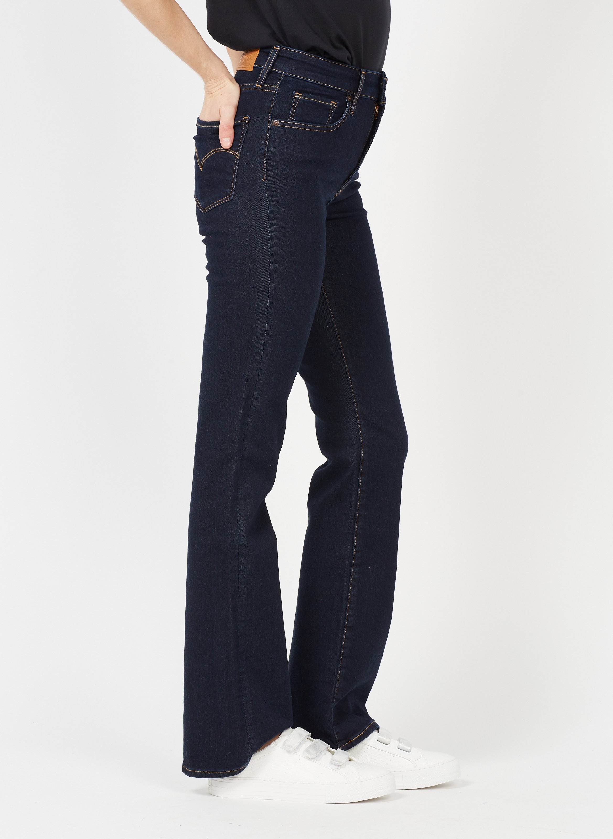 jean femme bootcut taille haute