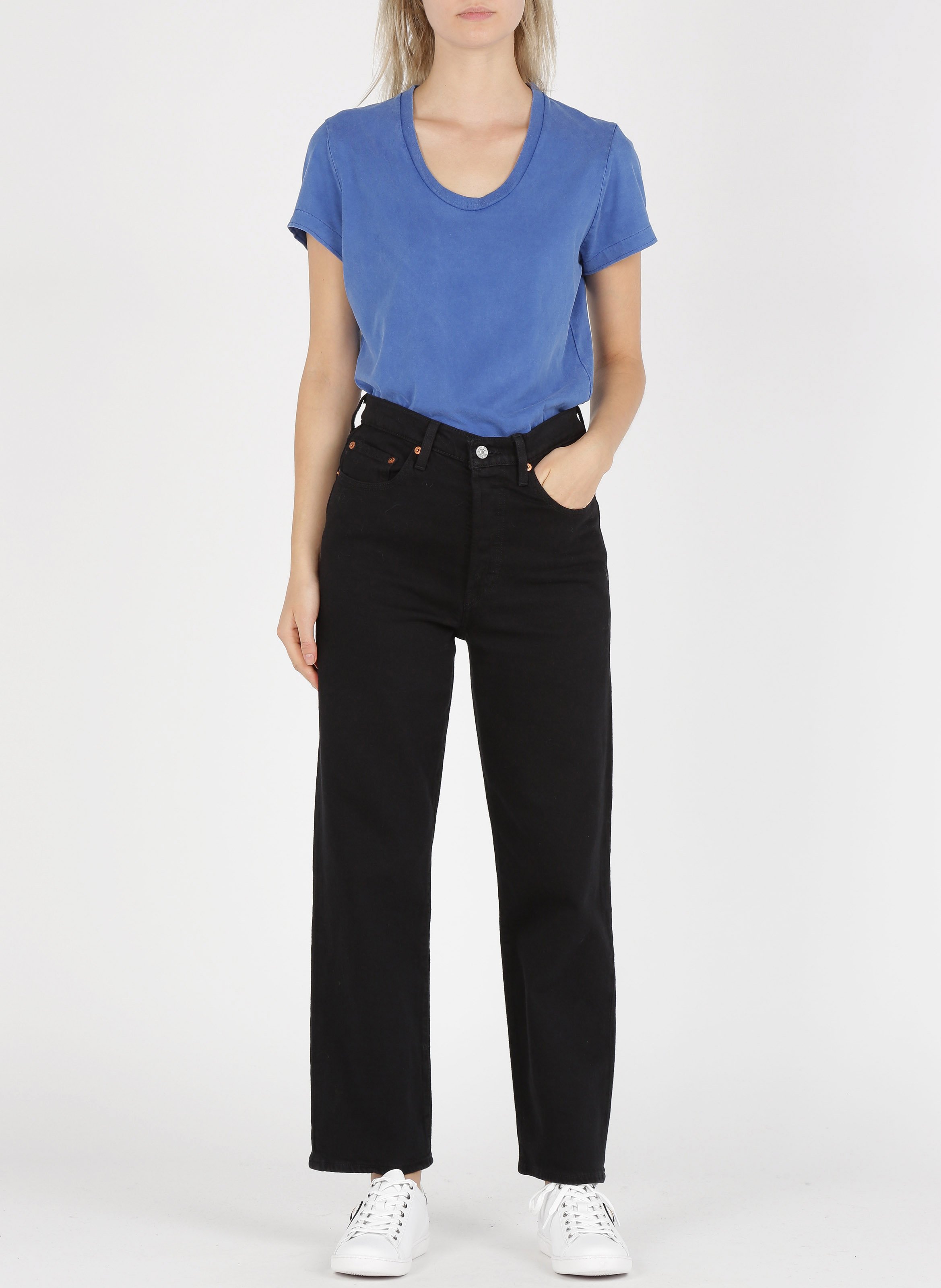 Soldes Jean Ribcage Straight Ankle 