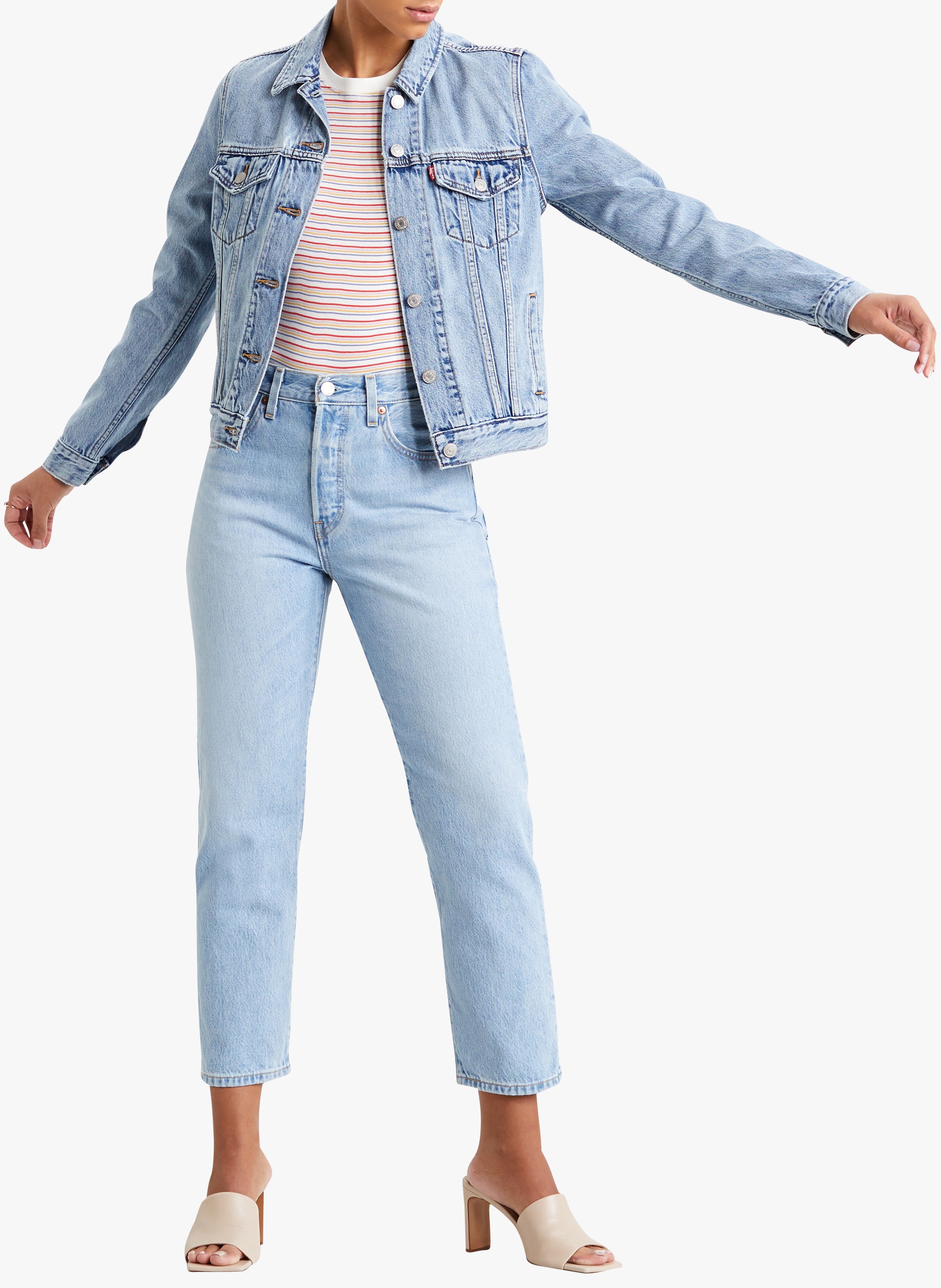 Veste en jean Jean D lav