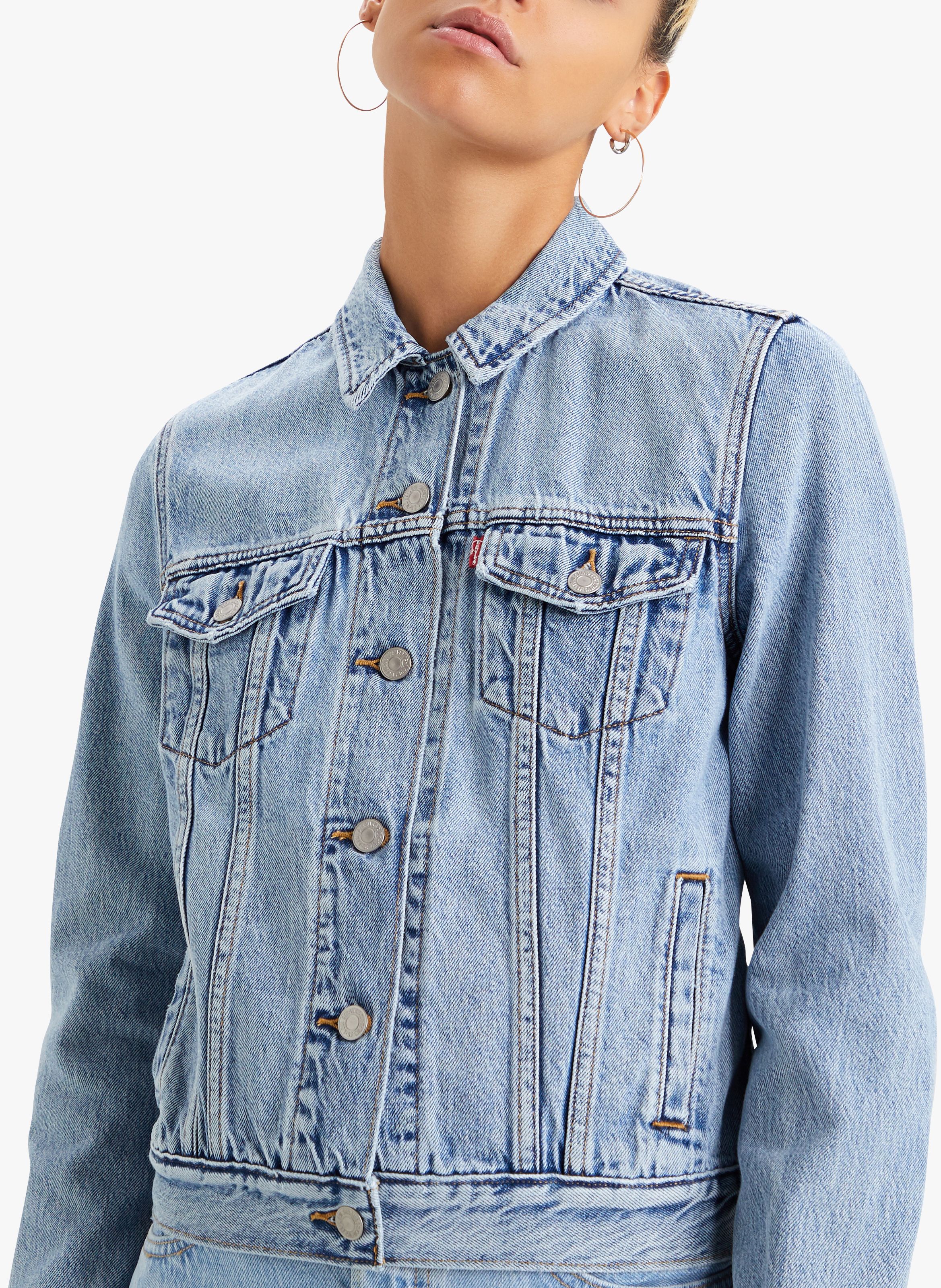 Veste en jean longue levis 2024 femme