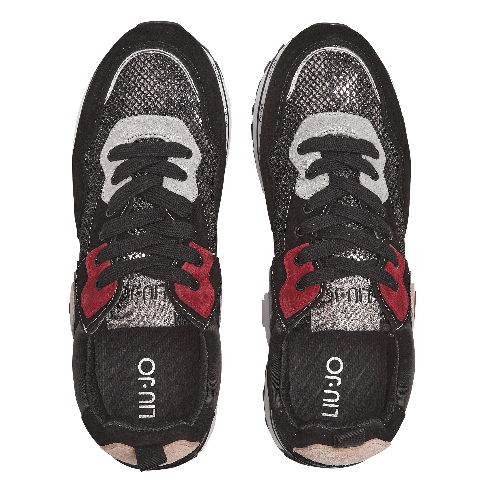 Baskets Multi-matières Black Liu Jo - Femme | Place des Tendances