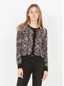 LIU JO Black animal.s/stras Noir