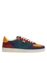 M. MOUSTACHE Suede bordeaux bleu et vert Multicolore