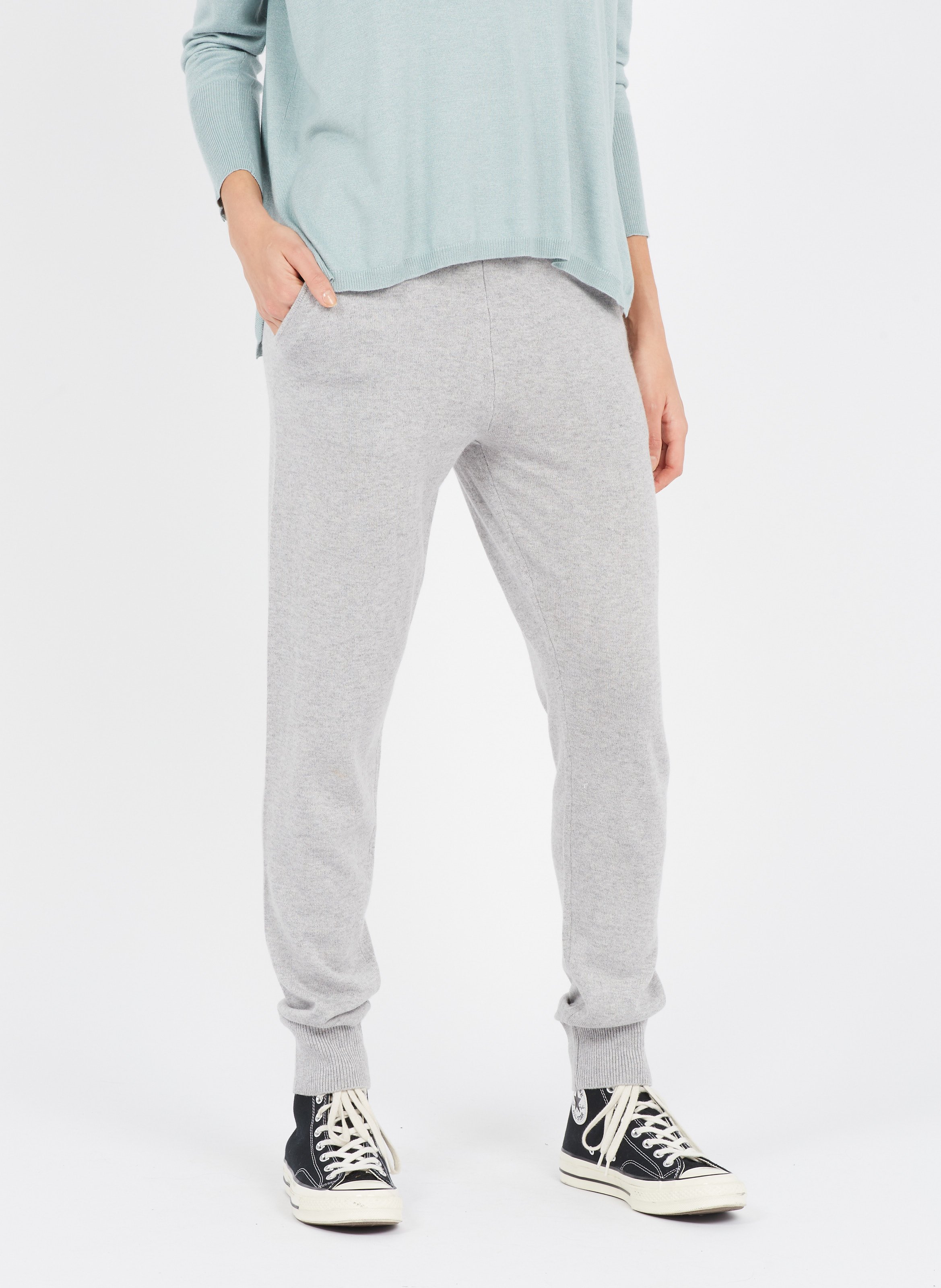 jogging maille blanc