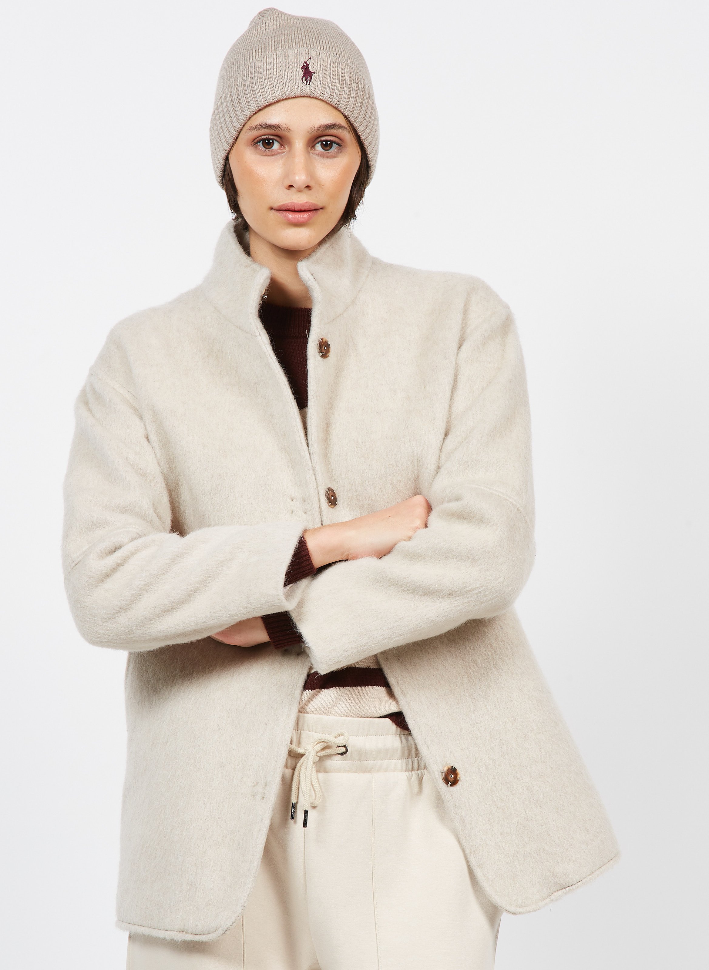 maison 123 manteau beige